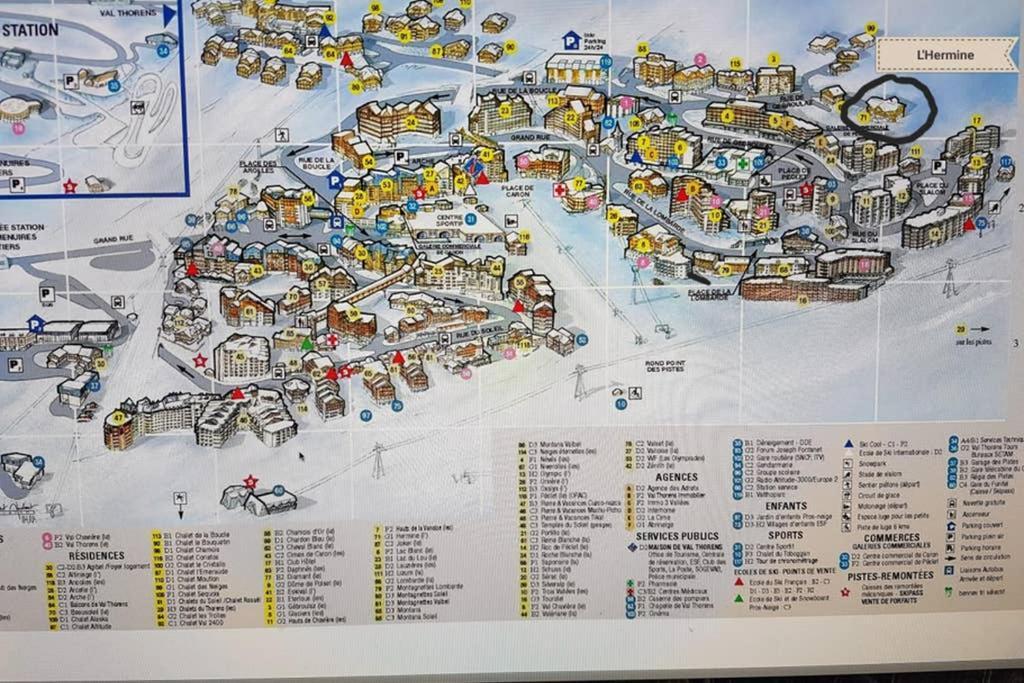 Chalet L'Hermine Val Thorens Exteriér fotografie